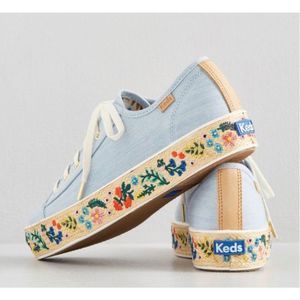 Keds x Rifle Paper Co. Embroidered Platform Sneaker